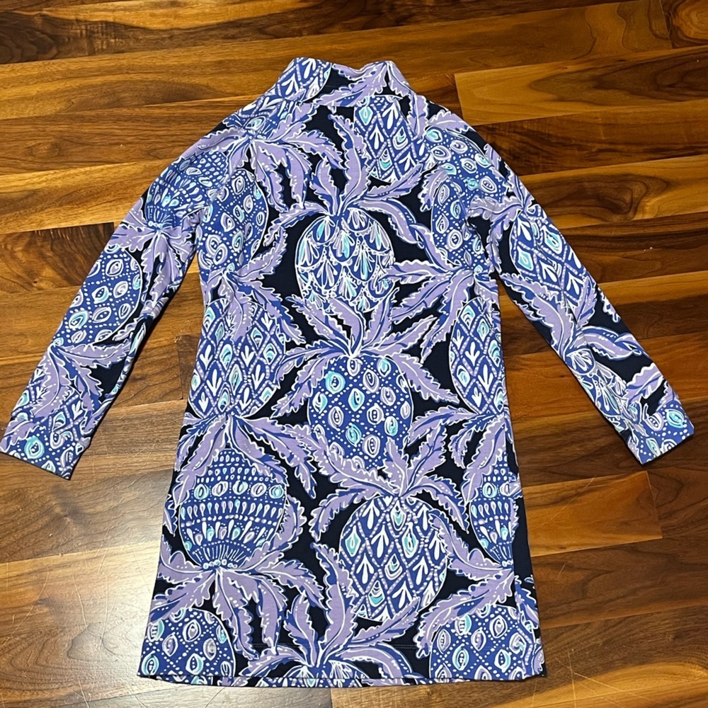 Lilly Pulitzer GIRLS MINI SKIPPER DRESS Lilac Verbena Pop Up Coco Safari, ECU